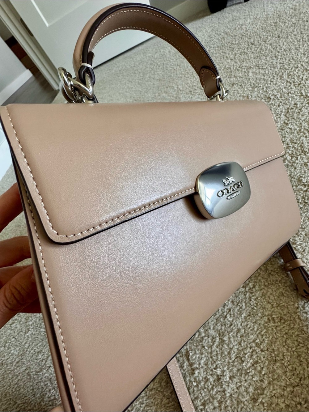 Coach Eliza Top-Handle Satchel with Matching Wallet - Picture 8 of 11